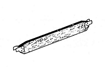Randbrett aus Holz