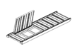 Durchstieg mit integrierter Leiter Alu/Holz